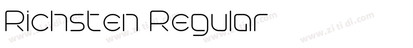 Richsten Regular字体转换 Richsten Regular字体转换